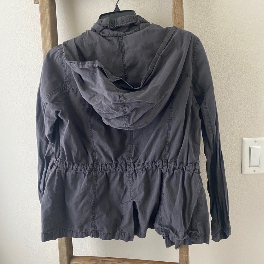 Zip up and front button jacket size M - Picture 3 of 5